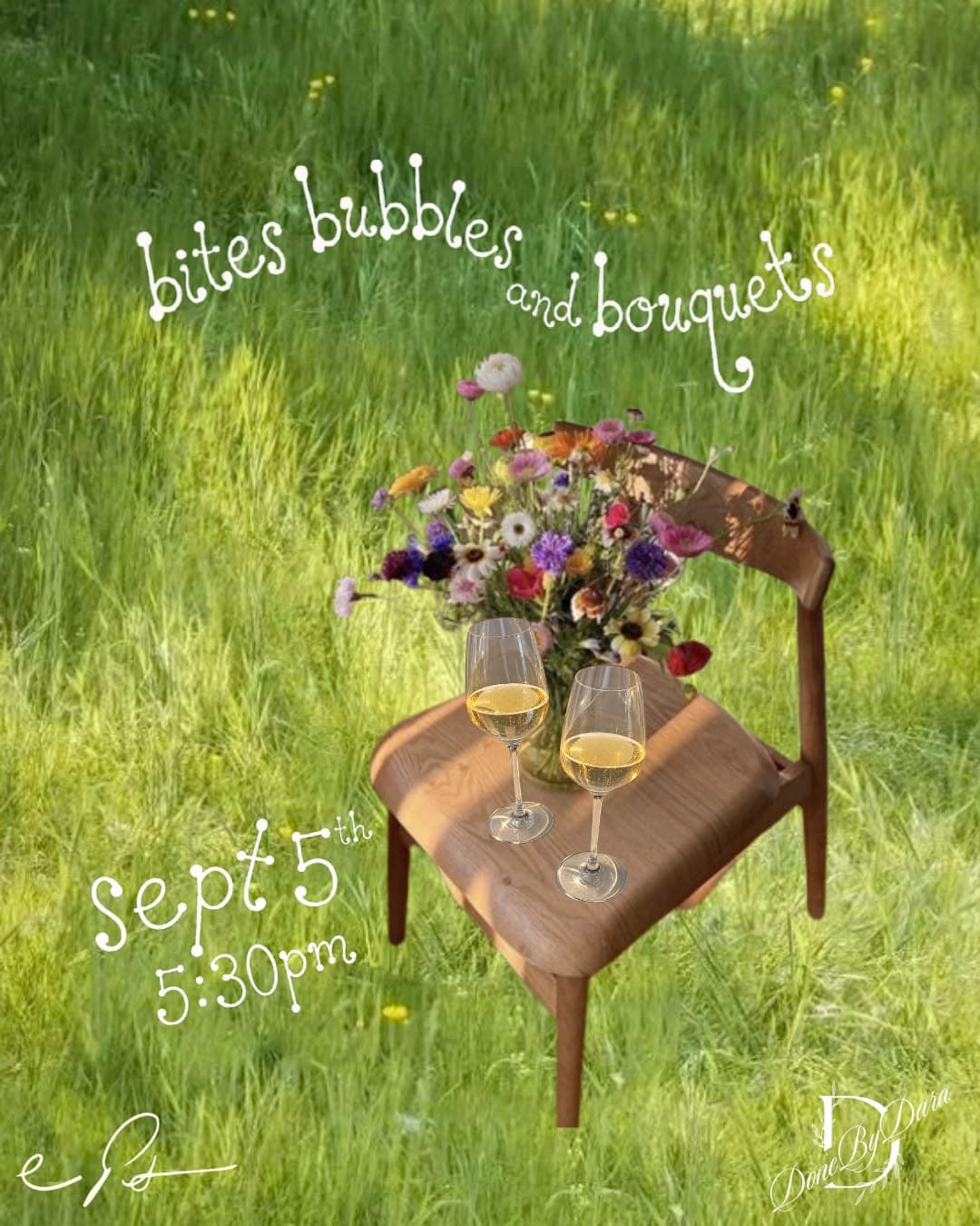 bites, bubbles + bouquets